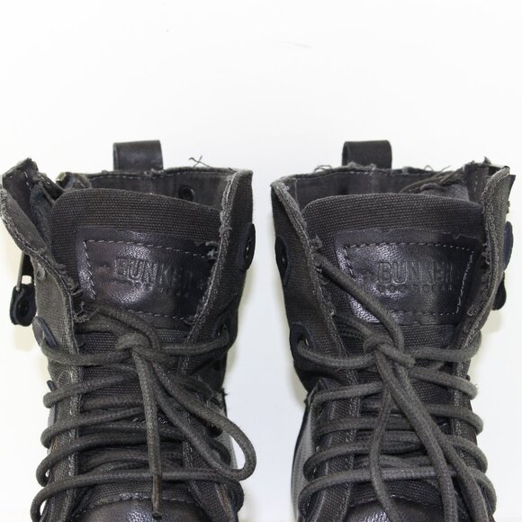 Bunker Leather Military Combat Style Boots Womens  (US 7/EU 40) - Picture 7 of 12